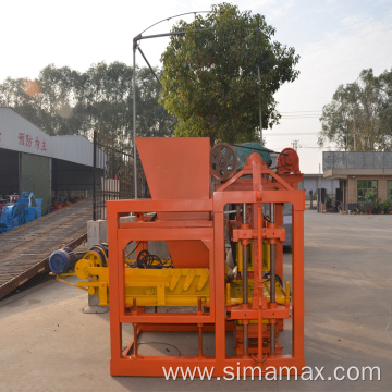 QT4-30 red Cement hollow Block Making Machine 400*400*60